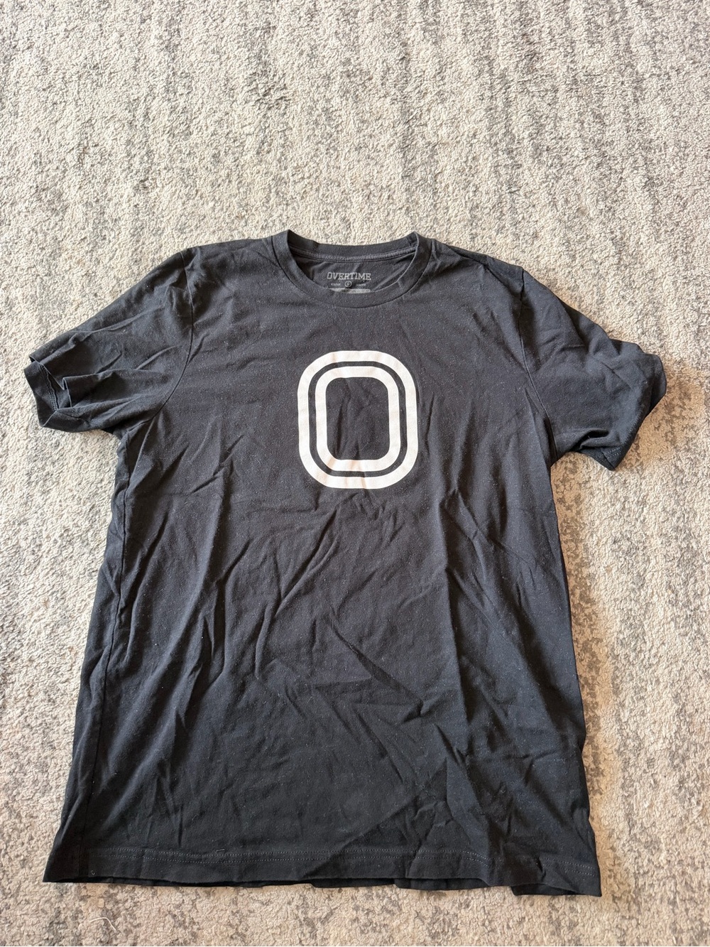 Black overtime Crewneck T‑Shirt L